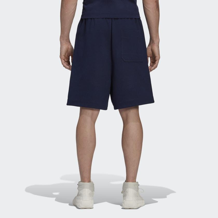 Y-3 Loose Fit Drawstring Logo Casual Shorts Men Shorts Blue GV4153