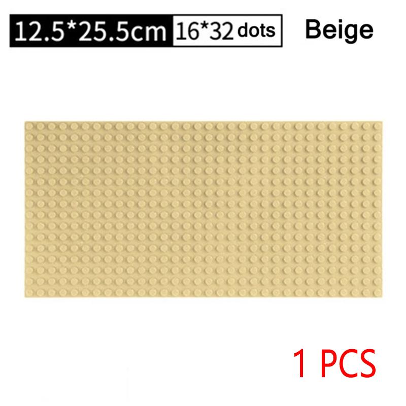 Non-Toxic Baseplate 32X32 16X32 Dots Classic Brick Plate Building Blocks Diy Constructor Parts Baseplates Compatible Brands City Friends