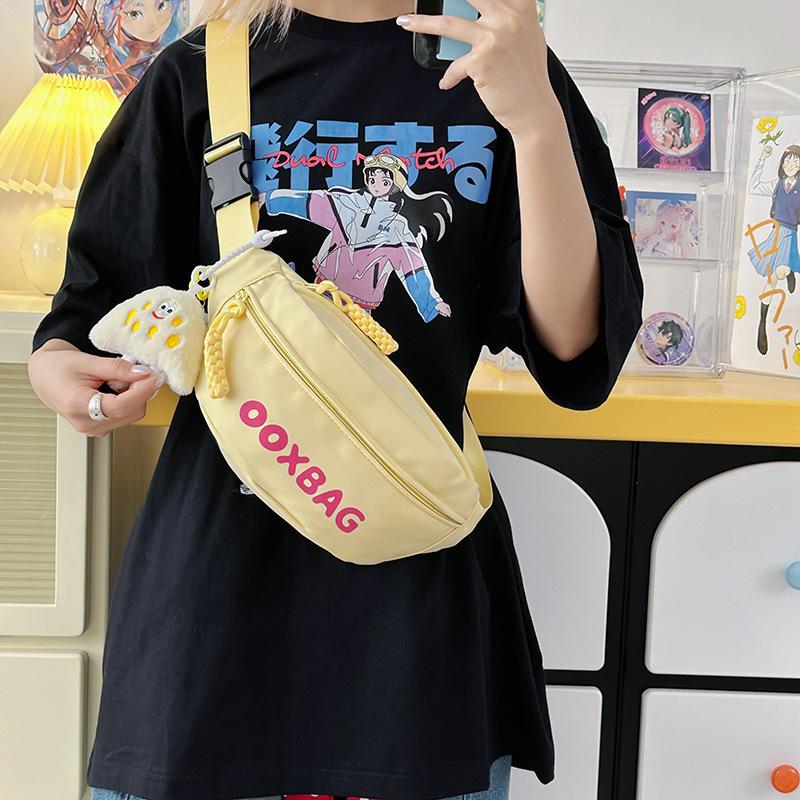 New Fashion Trend New Breast Bag Women's Bag Leisure Travel Bag Lightweight Shoulder Messenger Bag Simple and Versatile Fanny Pack