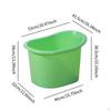 Tub Container with Built In Seating for Comfortable Bathing