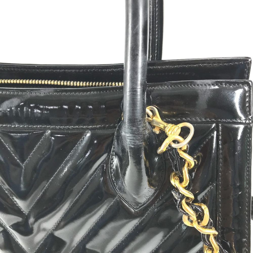 CHANEL vintage V-Stitch 2WAY Bag Cocoball Shoulder Bag Hand Bag Tote Bag