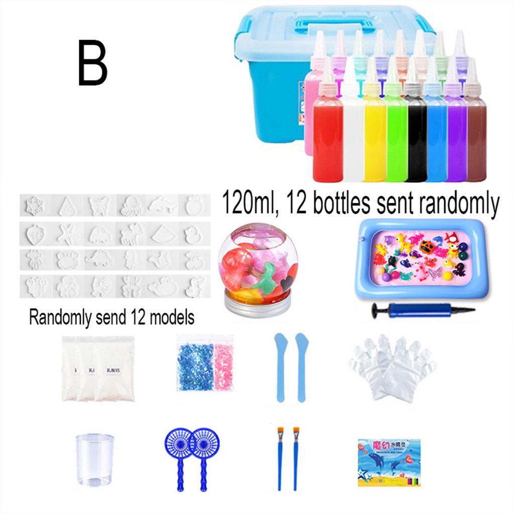 Children's Ocean DIY Colloid Toys Children's Solution Toys Diy Set Children's Ocean Enlightenment Toys Children's Educational Toys 60ml