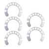 Pack Of 5 Premium 43.5mm Length Stainless Steel Bike Spacers For Safe And Wonderful Headset Internal Cable Adjustment