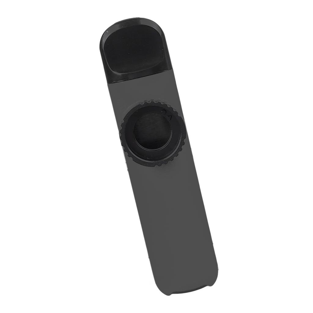 Kazoo Flute ABS Flute Musical Wind Instrument with Diaphragm for Playing Performance Black