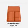 For Leapmotor C16 C10 Car Center Console Lower Storage Box Silicone Double-Layer Organizer Box Modification Interior Accessories