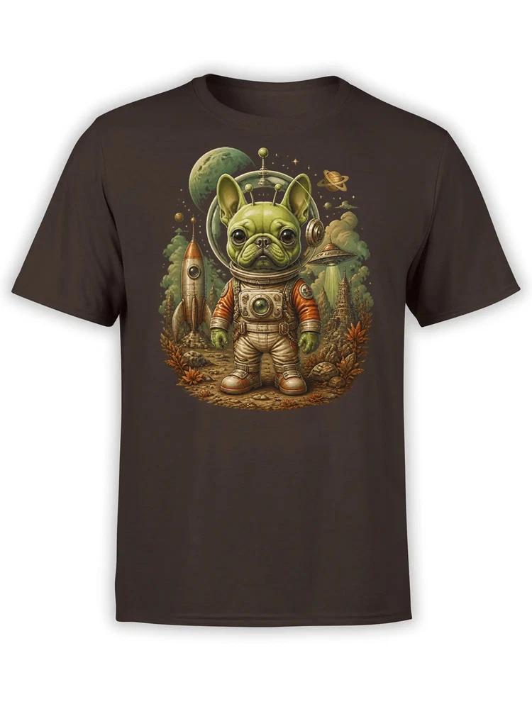 Cosmic Frenchie French Bulldog Tshirt Unisex S