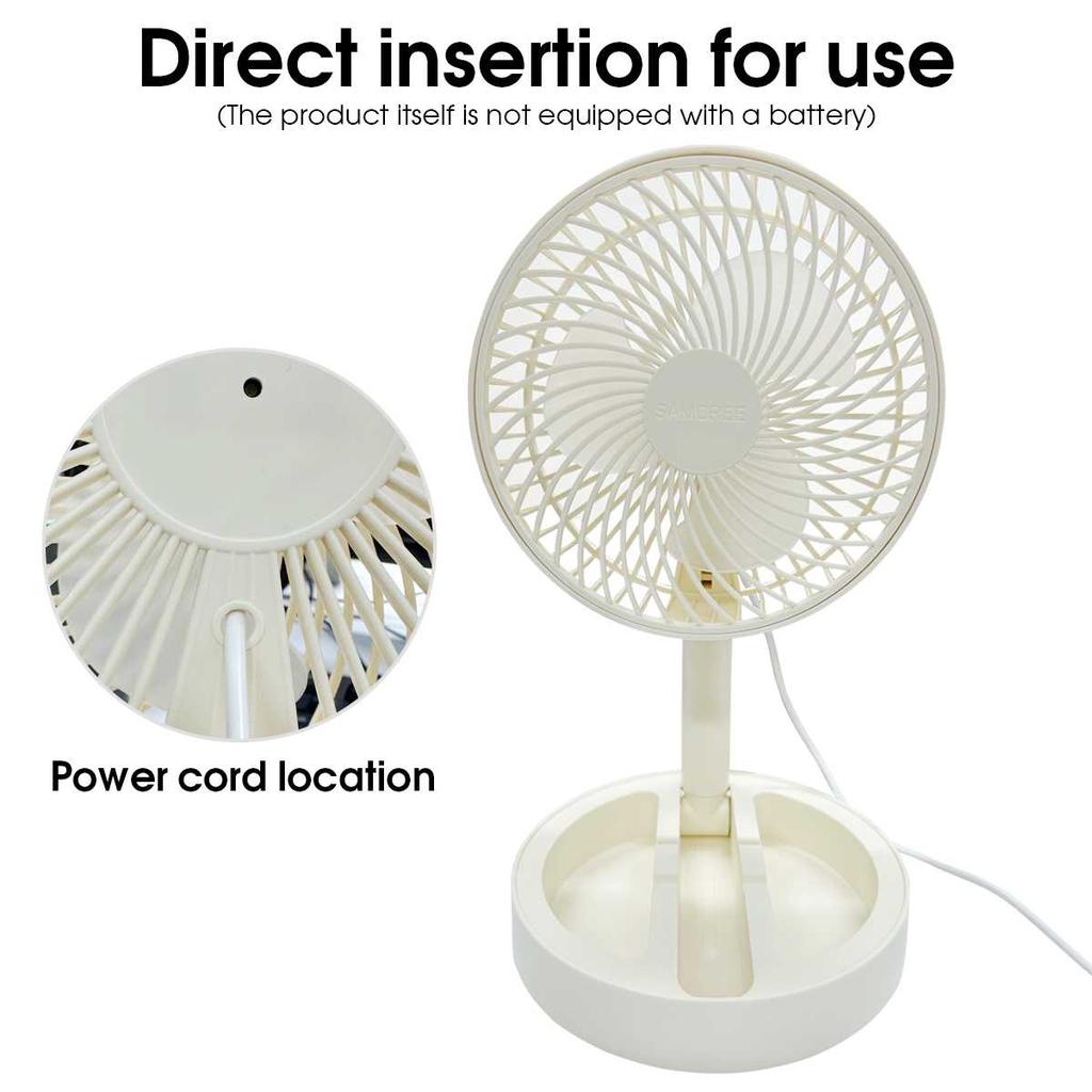Xiaomi USB Direct Plug-in Small Fan Portable Cooling Fan Household Foldable Desktop Air Circulator For Indoor Outdoor