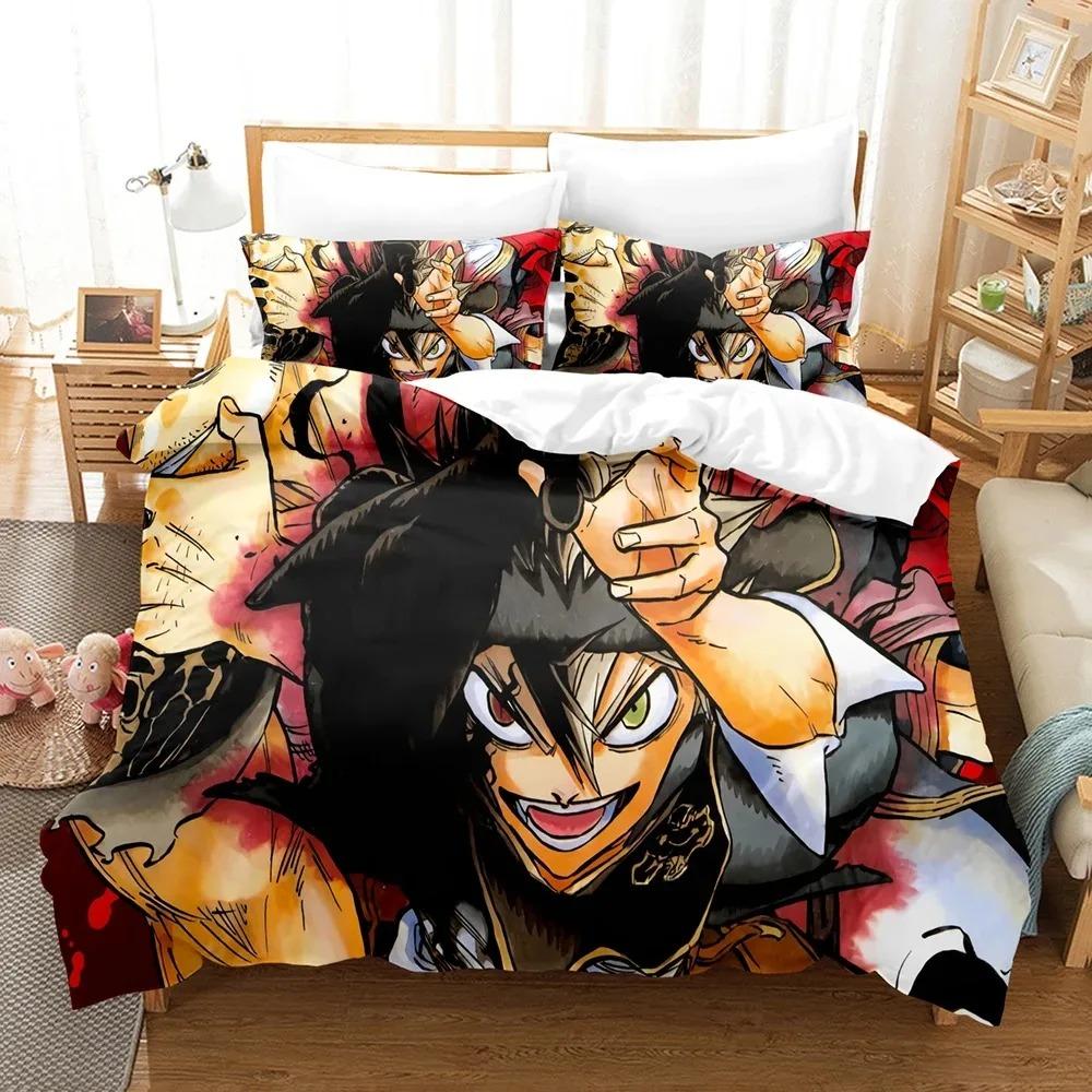 3D Print Anime Black Clover Bedding Collections Duvet Cover Collection With Pillowcase Twin Full Queen King Bedclothes With Bed Linen Home Textiles