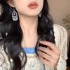 New Chinese-style fringed earrings women's retro ethnic style earrings, cheongsam Hanfu design sense fashion new personalized earrings