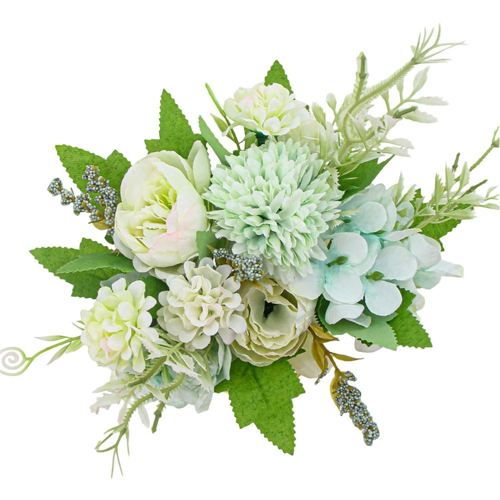 

Artificial Hydrangeas Home Party Decor Wedding Decoration зелений