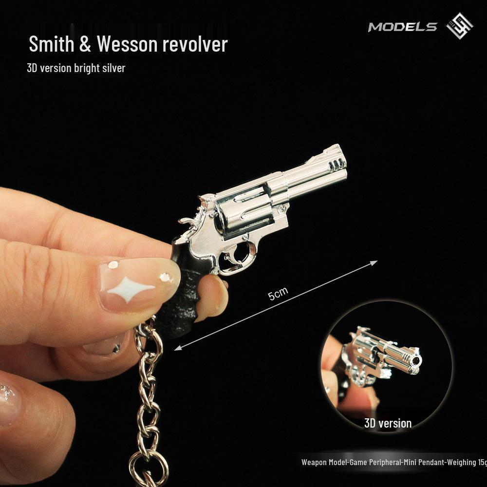 

Міні-брелок з алюмінієвого сплаву Перемога в PUBG : РПГ, Ракетна установка, Desert Eagle, Револьвер, СВД, Підвіска у вигляді пістолета Беретта. Mini