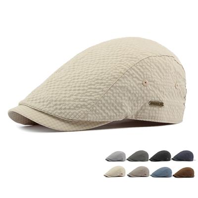 Berretto Sottile Traspirante Primavera Estate da Uomo Cappello da Sole Protezione Solare da Esterno Berretto con Visiera Berretto da Donna Cappello da Strillone Cappello Piatto Cappello da Autista Cappello Ivy Cappello da Pittore Gatsby