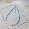 Fashion Shell Necklace with Beads Dopamine Natural Bead Necklace for Women