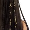 26pcs Hair Braiding Dreadlocks Beads Dread Locks Hair Braid Tubes Hollow Out Hair Ring Hair Jewelry