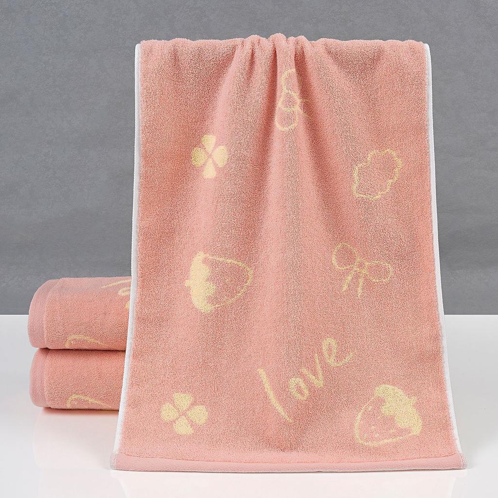 Color yarn pure cotton towel cartoon face wash absorbent towel cotton household wedding