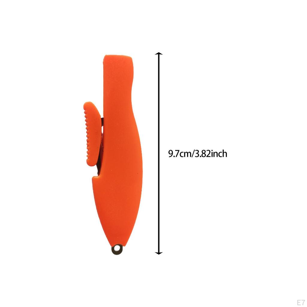 Retractable Fishing Scissors Line Cutter for Hiking Camping Climbing Yellow