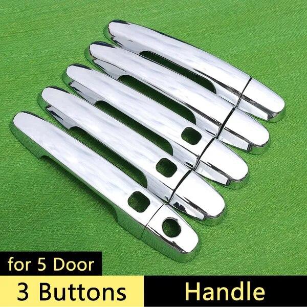 Chrome Door Handle Cover Trim Set for Toyota RAV4 30 XA30 2006 2007 2008 2009 2010 2011 2012 RAV 4 Car Accessories Stickers