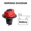 Battery Disconnect Switch Battery Master Power Cut Off Switch  DC 32V 50A 100A 200A 300A Battery Isolator Kill Switches For Car