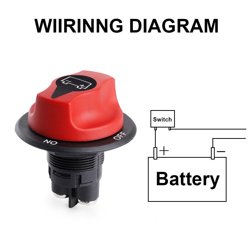 Battery Disconnect Switch Battery Master Power Cut Off Switch DC 32V 50A 100A 200A 300A Battery Isolator Kill Switches For Car