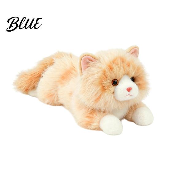 Exquisite Realistic Kitten Gift Lifelike Ragdoll Cat Plush Toy Stuffed Animal Pillow for Sleeping Stress Relief Hugging 45cm Fluffy Pillow,