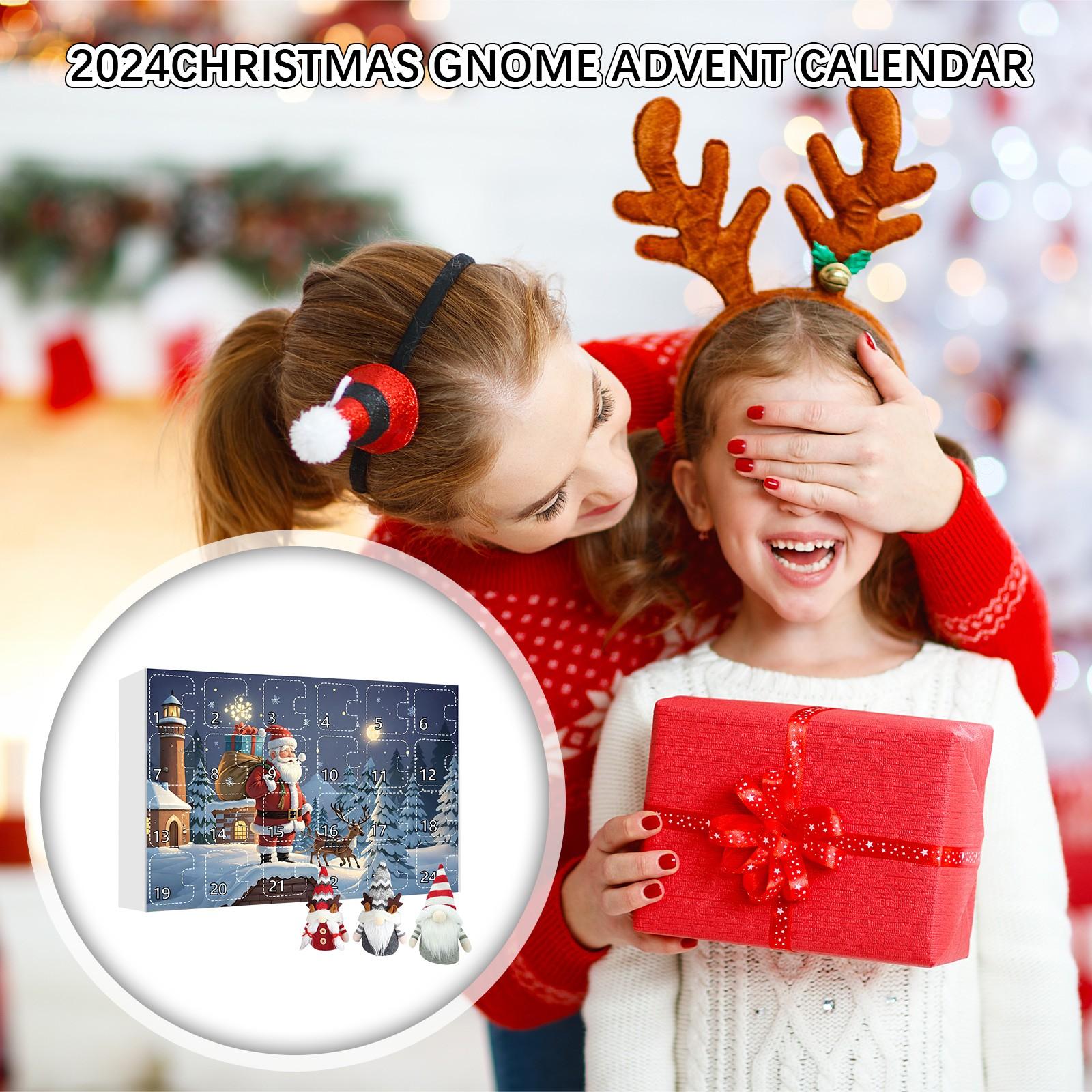 

2024 Christmas Gnome Advent Calendar, One Size