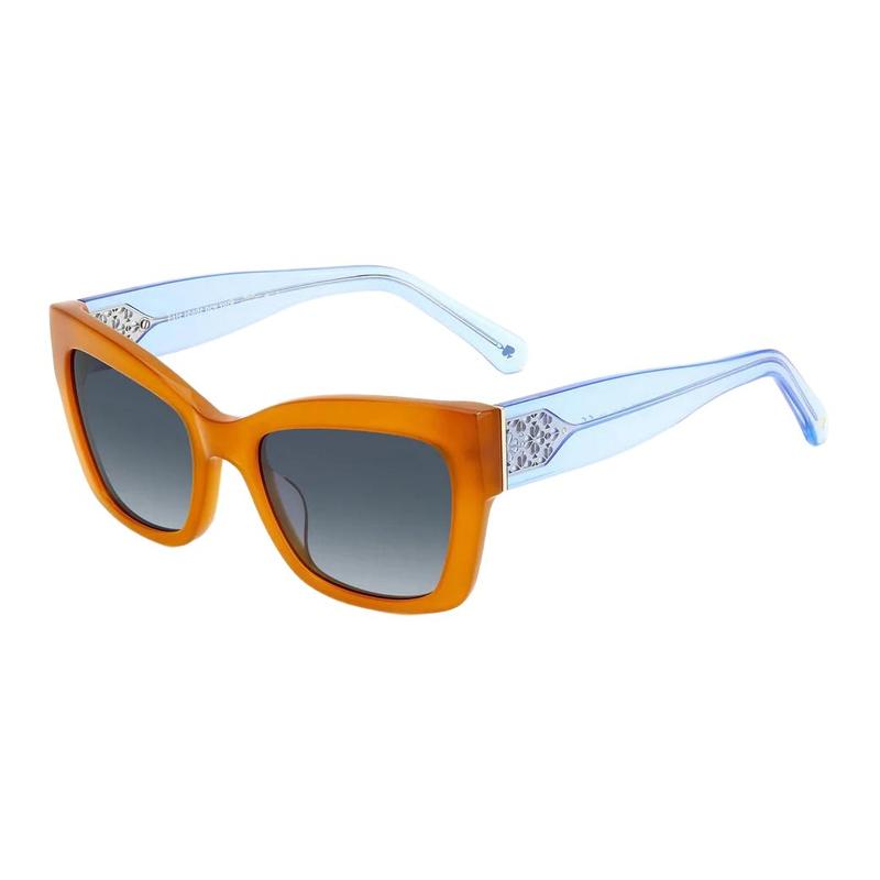 Kate Spade Temple Design Acetate Irregular Sunglasses Women s Brown/Blue VALERIA-S-09QF39O