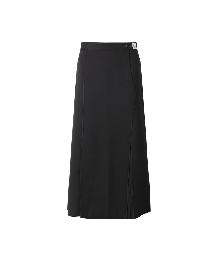RECODE Bold Pleats Detail Skirt Rqkaw25535Bkx