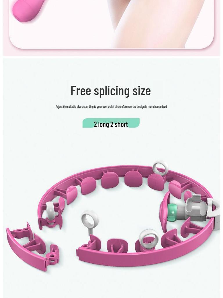 Waist-Slimming Detachable Counting Hula Hoop: Lazy Person’s Abdomen and Fat-Burning Fitness Tool