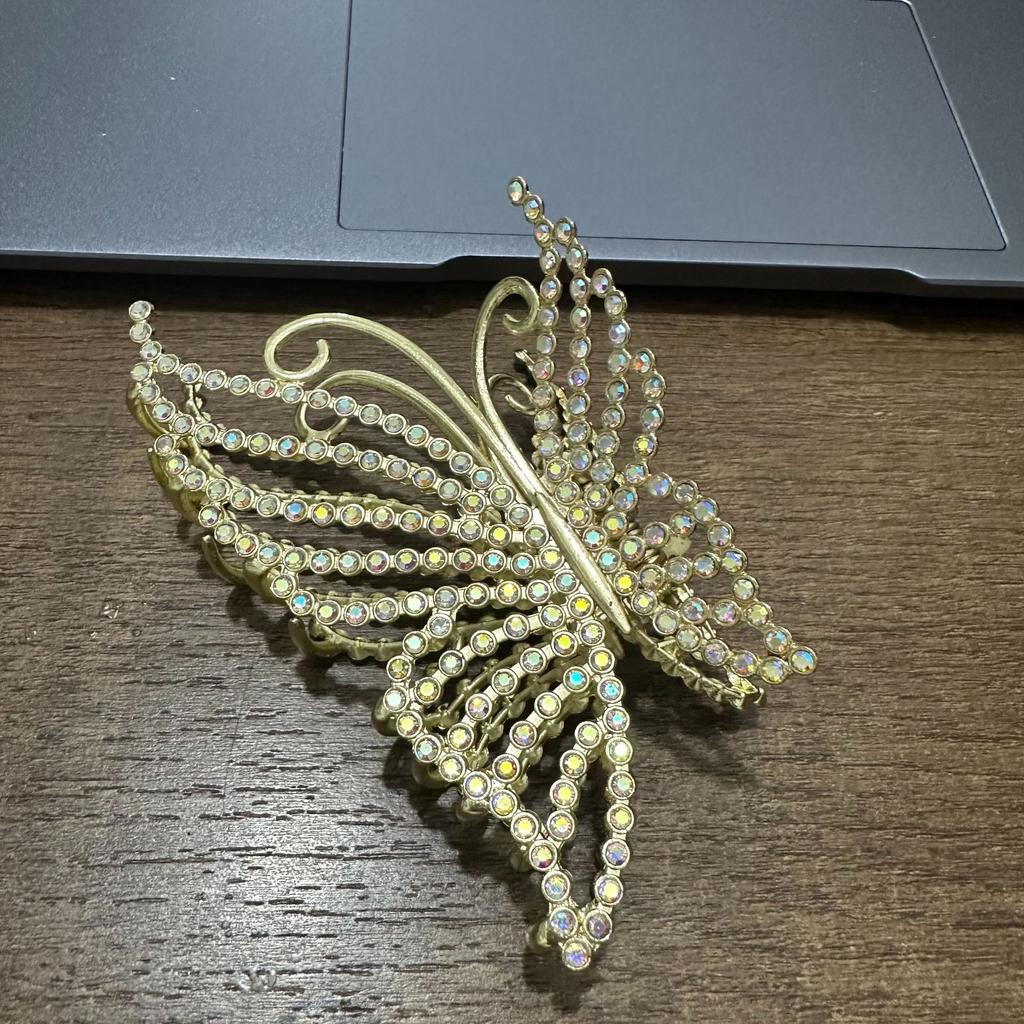 Alloy Womens Back-of-Head Grabber Large High-End Hair Claw Clip Summer 2026 Shark Clip Headpiece Japan and Korean Style