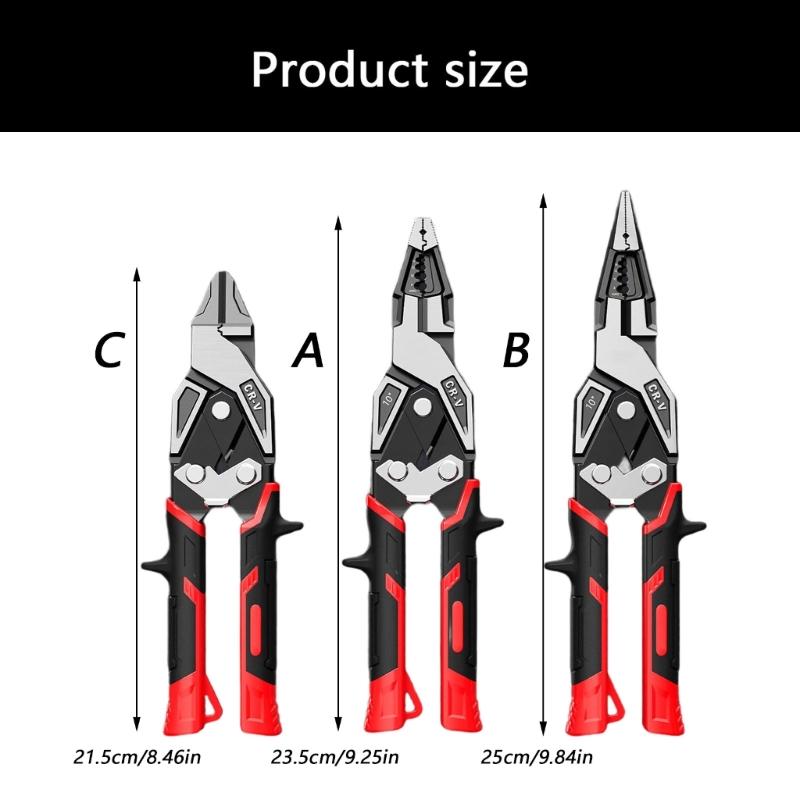 Multifunctional Wire Stripper Electrician Special Industrial Wire Splitters Stripping and Wire Cutting Pliers