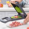 14/16 In 1 Vegetable Chopper Multifunctional Fruit Slicer Food Grate Food Chopper Onion Dicer Cut Kitchen Cutter With Container