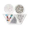Convenient Nail Jewelry Nails Ornaments Storage Trays Vibrant Color Reusable Save Space
