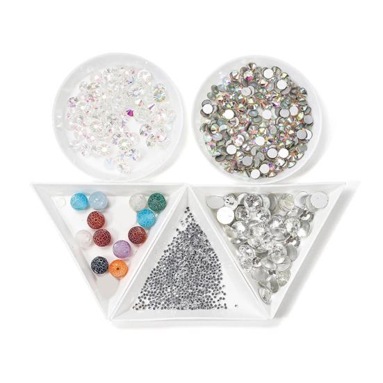 Convenient Nail Jewelry Nails Ornaments Storage Trays Vibrant Color Reusable Save Space