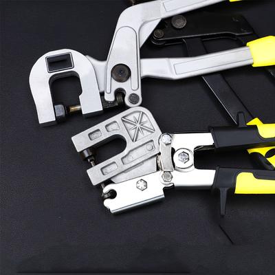 Keel Pliers, Stamping Pliers Punching Pliers Flat Hole Keel Riveting Clamps Flat Mouth Pliers Universal Wrench Crimping Pliers