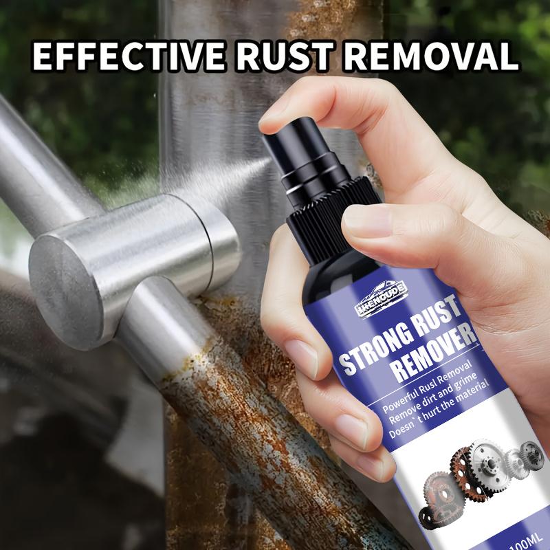 Universal Rust Removal Spray, Iron Removal Converter Spray, Metal Rust Remover, Suitable for Car Parts, Tires, Rims, Doors, Etc., Effective Repai