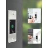 9-18V RFID-Leser Schlüsseloser Türöffner Metall Zugangskontroll-Scanner 100 Benutzer Mini IP66 Wasserdicht Eingebetteter Fingerabdruck-Leser