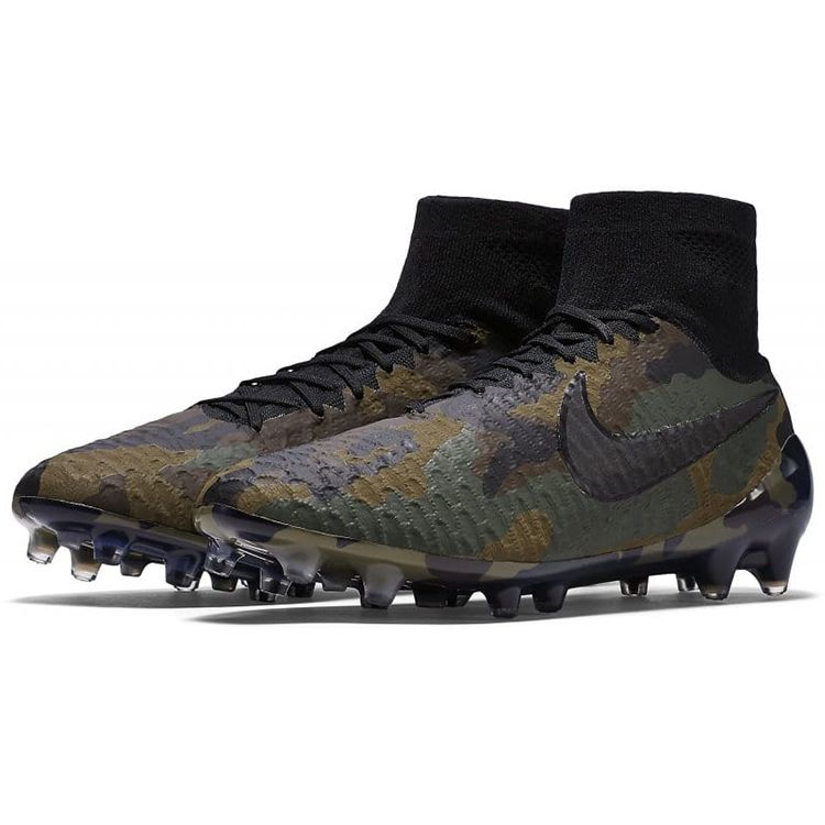 Nike Magista Obra 2 FG Olive Camo Men Sneakers Green Medium-Olive Dark-Army-Dark-Cinder-Black 835368-200