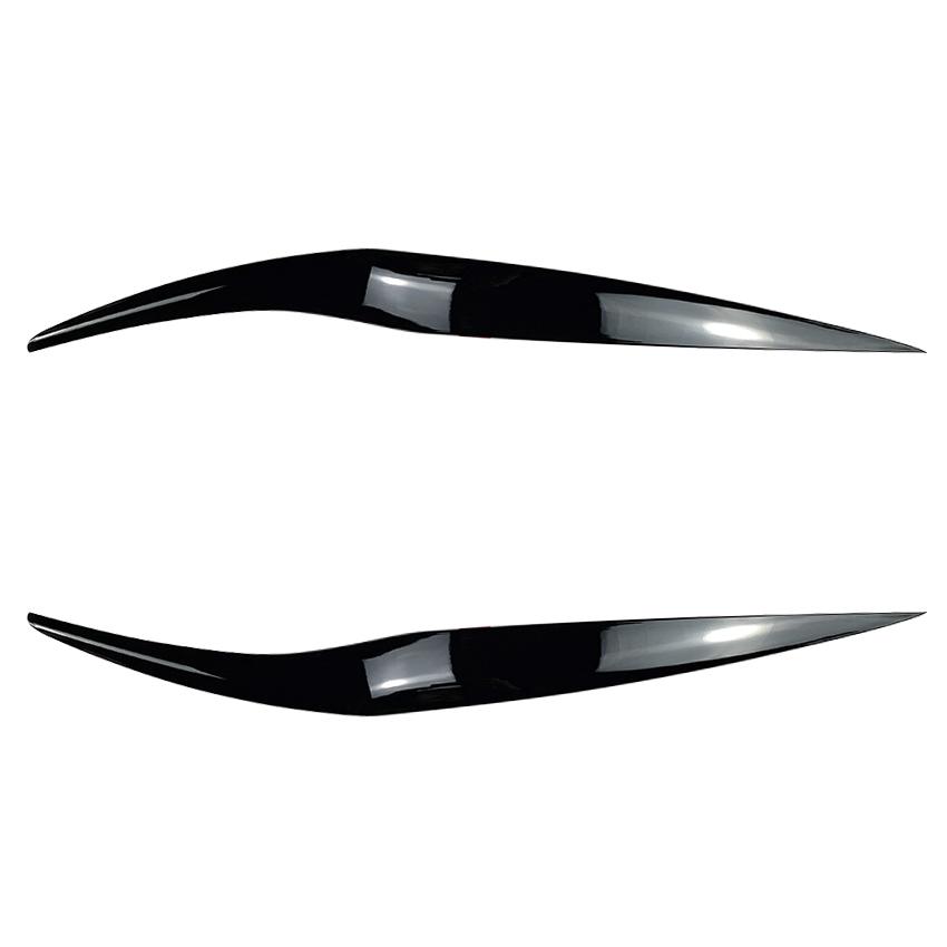 ABS Material Car Front Headlight Eyebrows for Ford Fiesta MK 6.5/7.5 2013-2017 Auto Aftermarket Parts Cross-Border Modifications