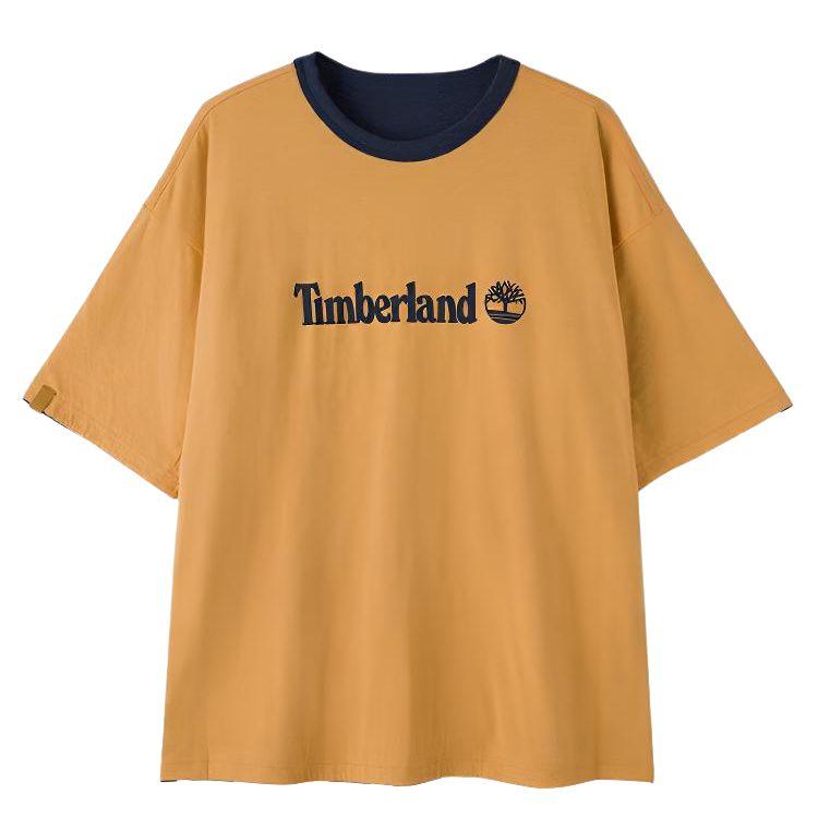 Timberland Outdoor Sports Reversible Loose Breathable Short Sleeve T-Shirt Men tops A6JB7-A2W XS