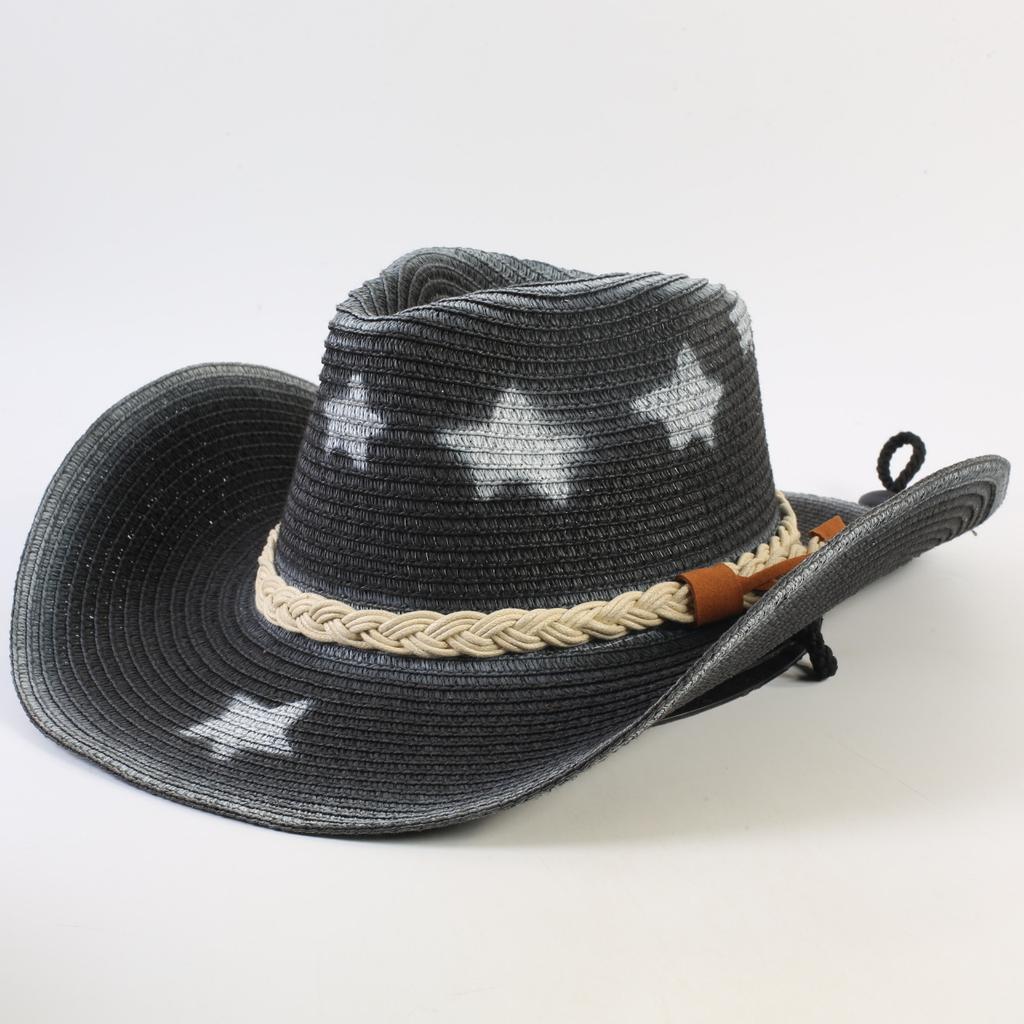 Best-selling Western Cowboy Hats for Men and Women, Fashionable Sunshade Straw Hats, Classic Outdoor Western Cowboy Hats