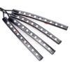 RGB LED Atmosphere Lamp Light Strips Remote Control Colorful Car Interior Decoration
