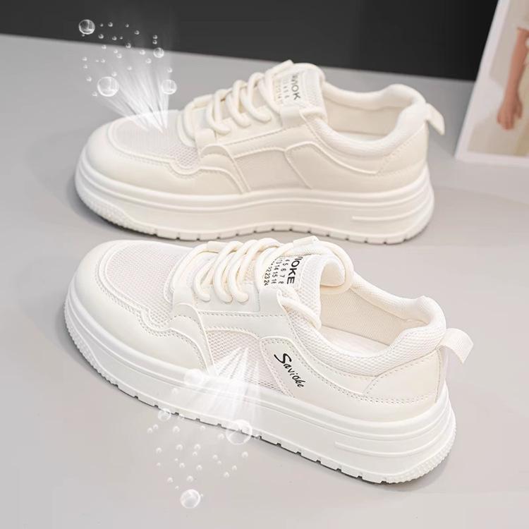 22 summer mesh breathable new thick-soled heightening board shoes dad shoes summer mesh shoes 34