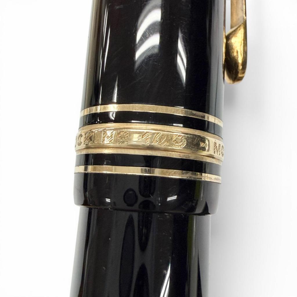 Very Good MONTBLANC fountain pen Meisterstück 149 70s White Star black 14K mens Used