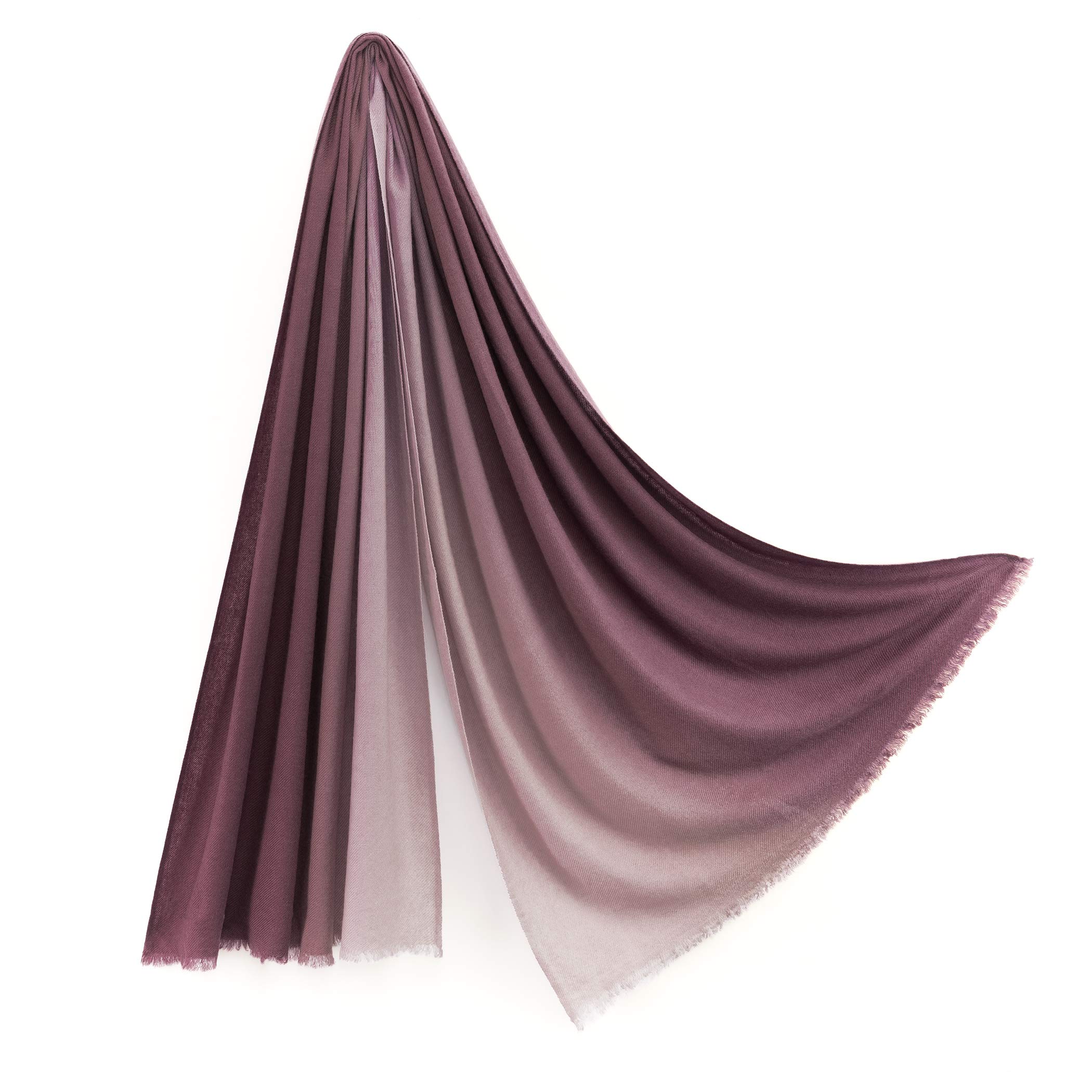 

Кашемир Большой Градиент Подарочная Коробка [Коллекция Пашмина] 100% Палантин, 70x200см, Лиловый,