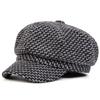 Beret School Old Vintage Autumn Spring Hat Newsboy Brand Latest Fresh Personality Grid Bird Thousand Neutral Gender Women  Men For Hats Wild Casual