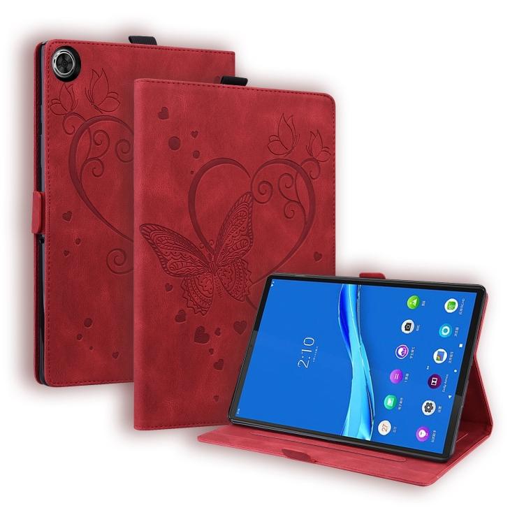 For Lenovo Tab M10 HD (Gen 2) 2020 10.1 TB-X306F Love Butterfly Pattern Horizontal Flip Leather Case with Holder