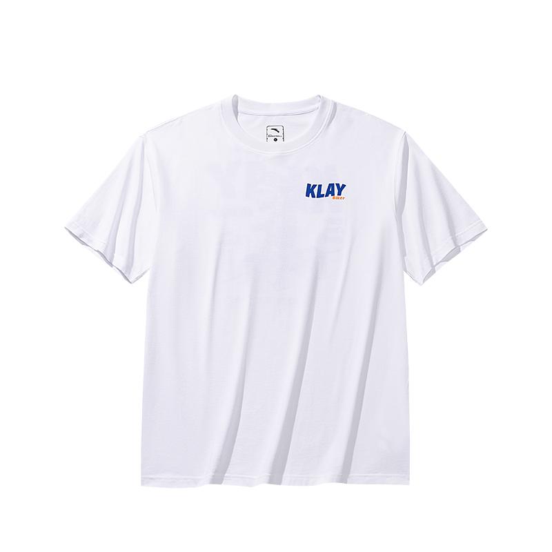 

Anta Simple And Versatile Short Sleeve Knitted Shirt With Back Letters Men tops 152621129-1 S