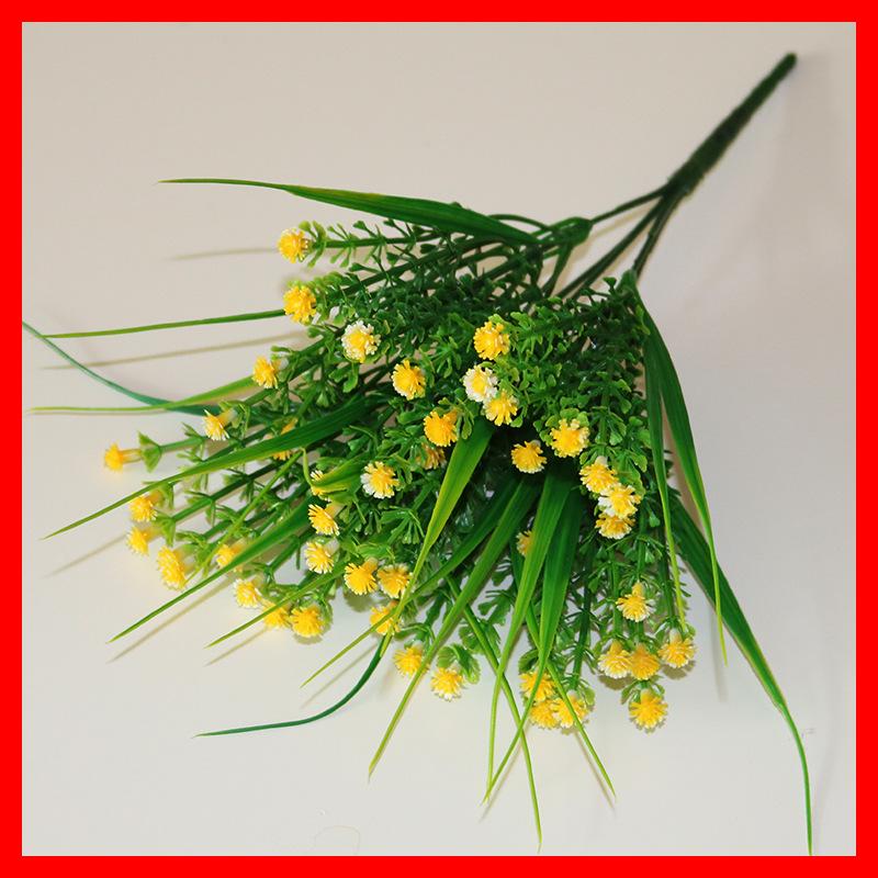 Hotel Home Decoration Decor Plastic Flower Fake Plants Wedding Artificial Grass