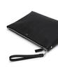 Daks Men'S Accessories Black Grid Pattern Embossed Cowhide Dbba6F279Bk