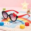 2025 Outdoor Sunglasses Bow Candy Colored Sunglasses Cute Baby Trendy and Fashionable Round Frame